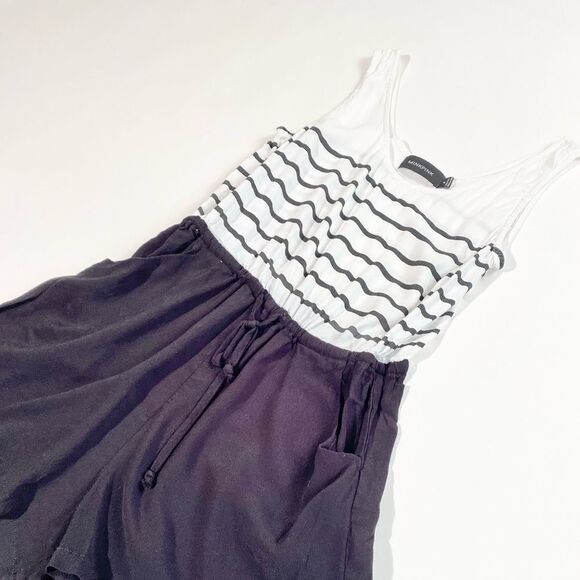 MINKPINK black stripe tank romper M - Picture 3 of 11
